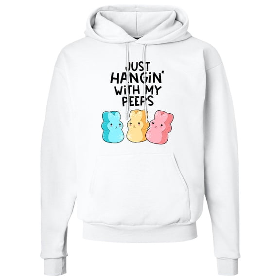 Inktastic Easter Just Hangin' with My Peeps Adult Hoodie Sweatshirt
