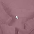 thumbnail image 6 of Conairie Women Linen Shirts Short Sleeve Regular Fit Collar Button Shirts Solid Lightweight Soft Work Tee Pullover Outfits Pink L, 6 of 9