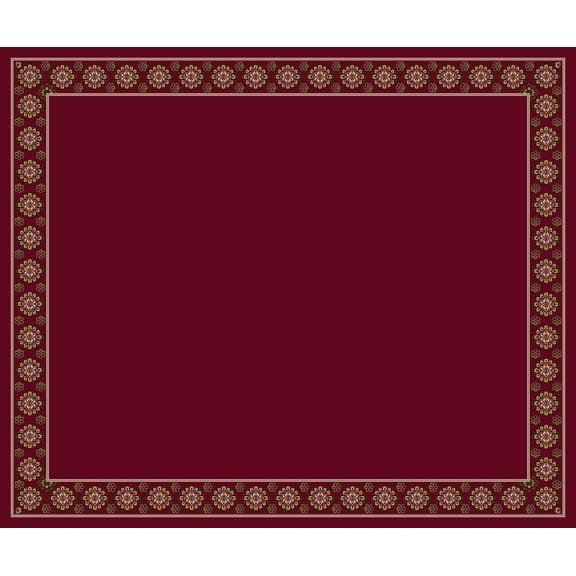 Milliken Design Center Area Rug KABUL BRICK Kabul Brick Floral Bulbs 10' 9" x 13' 2" Rectangle