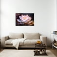 thumbnail image 4 of ZHONGYUTONG Zen Canvas Art Print Lotus Flower Picture Floral Bloom Paintings Yoga Decor (20"x30"), 4 of 7