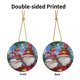 thumbnail image 3 of Adornos navideños colgantes para árbol de Navidad - Adornos navideños colgantes de cerámica - Ideas para regalar adornos navideños, 3 of 8