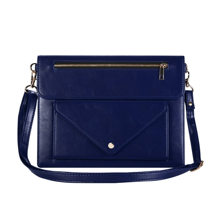 Men Clutch Bag Business Envelope Wallet Bag PU Leather Handbag for Cash  Smartphone iPad Mini Document