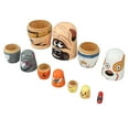 thumbnail image 3 of Muñecos anidados para perros, muñecos rusos decorativos hechos a mano de madera, juguete para niños, regalo de deseos de cumpleaños y Navidad, 6 uds., 3 of 5