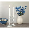 thumbnail image 2 of Rite Lite Set of 2 Silver Shabbat Tabletop Candlesticks 7", 2 of 2