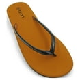 thumbnail image 6 of LAVARA Women’s Flip Flop Cushioned Vegan Leather T Strap Thong Sandals&nbsp;, 6 of 8