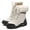 5469-beige, variant on Women Snow Boots Large Warm Shoes PU Leather Snow Boots Thickened Vogue Snow Boots