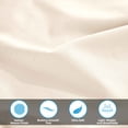 thumbnail image 5 of BNM Egyptian Cotton 300 Thread Count Sheet Set, King, Ivory, 5 of 10