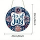 thumbnail image 3 of Independence Day Home Welcome Decoration Door Wall Hanging Sign The Front Door, 3 of 5