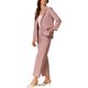 thumbnail image 4 of INSPIRAR CHIC Conjuntos de Dos Piezas para Mujeres, Atuendos Elegantes de Negocios para Oficina, Conjuntos de Blazer y Pantalones XS Rosa, 4 of 5