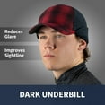 thumbnail image 5 of TrailHeads Men's Winter Hat | Trucker Hat with Drop Down Ear Warmers - red plaid, 5 of 6