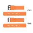 thumbnail image 4 of Uxcell Silicone Watch Band Quick Release Soft Rubber Watch Strap Orange/Black 22mm, 4 of 7