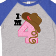thumbnail image 4 of Inktastic 4th Birthday Cowgirl 4 Year Old Girls Toddler T-Shirt, 4 of 5