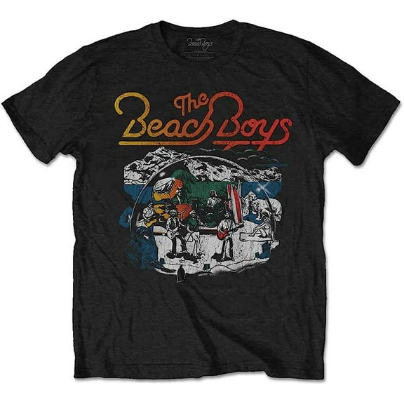 Beach Boys Men's Live Drawing T-Shirt X-Large | Officially Licensed Merchandise