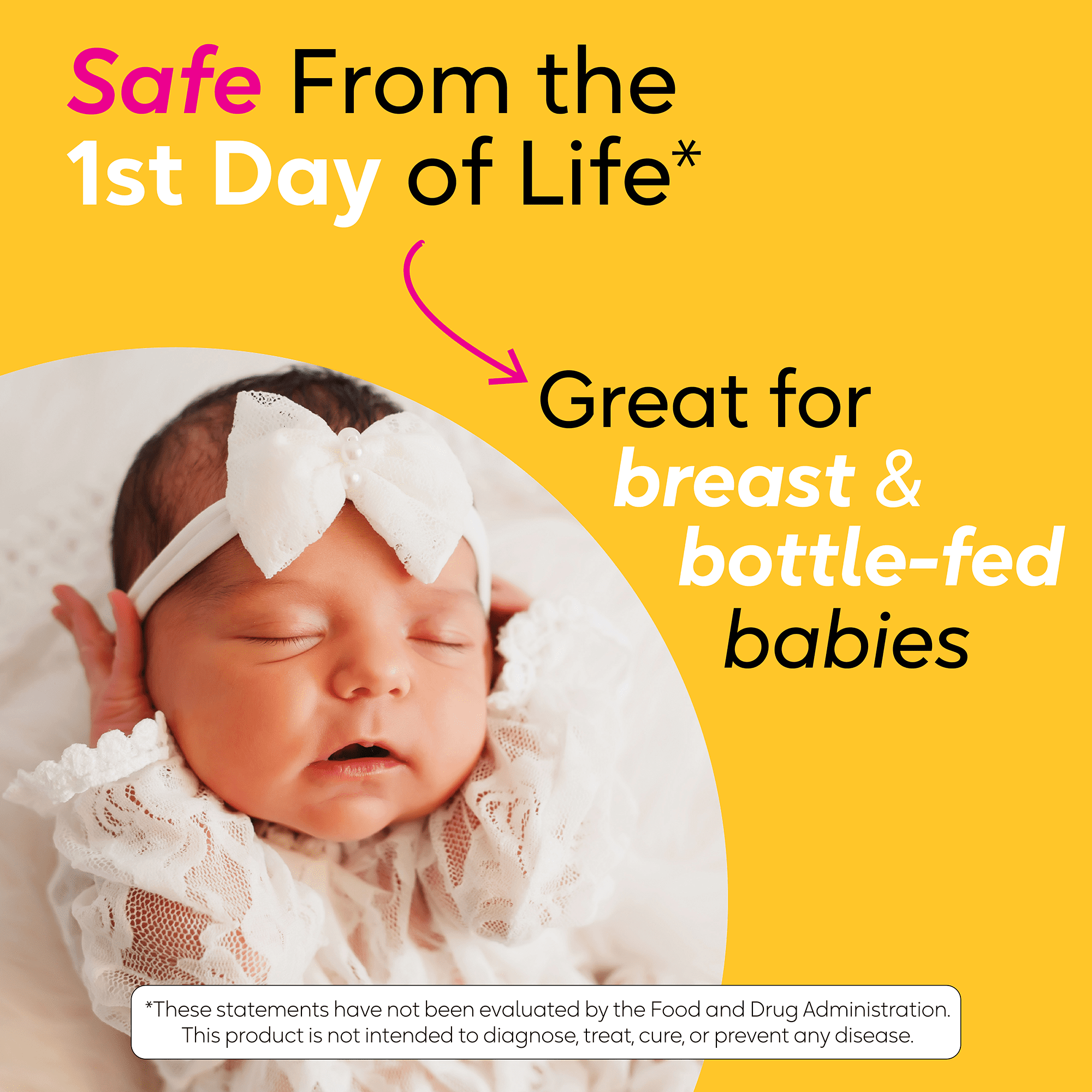 BioGaia Baby Probiotic Drops + Vit D | Ease Crying, Colic & Support Immune Health | 50-Day Supply