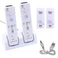 thumbnail image 1 of Paquetes de baterías recargables y trajes de base de carga con cargador dual para control remoto de Wii Nuevo, 1 of 5