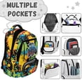 thumbnail image 5 of KUIFORTI Blue Truck Kids School Bag for Boys 8-14 Years Comfortable Bookbag Lightweight Backpack with Adjustable Straps for Elementary Primary Middle School, 5 of 7