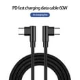 thumbnail image 2 of HomeLife Phone Charging Cable Stable Output Extra-Long Right-Angle Design Multipurpose Wide Compatible Fast Charging Nylon 60W Type-C Charger Cord Phone Quick Charging Cable for Home, 2 of 13
