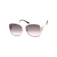 thumbnail image 2 of Madden NYC Jill Metal Square Rosegold Sunglasses, 2 of 3