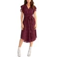 thumbnail image 1 of Rachel Rachel Roy Robe MIDI à Imprimé Floral Col en V pour Femmes, 1 of 1