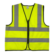 AWLYLNLL High Visibility Safety Vest for Men Women, Construction Vest with Reflective Strips and Zipper Front, Neon Yellow, X-Large