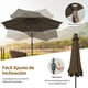 thumbnail image 5 of Sombrilla Exterior Costway Ø300 cm con Solar LED 112 Luces Parasol Inclinable Manivela 8 Costillas Protección UV, 5 of 9