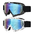 thumbnail image 1 of Lentes de Nieve LJDJ para Esquí UV400 Protector Paquete de 2 - Negro, 1 of 7