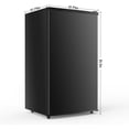 thumbnail image 6 of 3.2 cu ft Mini Fridge with Freezer Compartment, Small Single Door Refrigerator Adjustable Thermostat, Energy Saving Compact Fridge for Office Dorm Bedroom, Black, 6 of 7