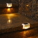 thumbnail image 5 of Matsuzay 1/4/8/16 Uds LED lámpara Solar camino escalera exterior impermeable luz de pared jardín paisaje paso cubierta luces balcón valla luces solares Jardín y Patio LED cálido de carcasa blanca Matsuzay HA005403-07B, 5 of 6