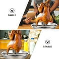 thumbnail image 3 of CIMAXIC Stainless Steel Roasted Chicken Rack Grilled Chicken Rack 1Set, 3 of 8