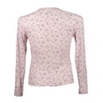 thumbnail image 2 of Playera George para Dama, Cuello Redondo Manga Larga Rosa Talla EG, 2 of 2