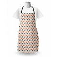 thumbnail image 3 of Vintage Nautical Tattoo Apron, Continuous Vibrant Colors Octopus Pattern, Unisex Kitchen Bib with Adjustable Neck for Cooking Gardening, Adult Size, Night Blue Champagne, by Ambesonne, 3 of 4