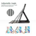 thumbnail image 3 of Case for iPad (A) th Generation for iPad th/th Generation Case Pencil Holder/Hand Strap/Pocket Multiple Stand Protector PU Leather Shell Cover Auto Wake/Sleep Sleeping C, 3 of 8