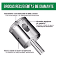 thumbnail image 2 of 16 Piezas Brocas De Diamante Con Guía Para Cerámica verde/plata, 2 of 5