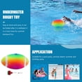 thumbnail image 2 of Underwater Rugby Toy Bright Color Pool Ball Toy Children Swimming Ball Toy Summer Beach Toy, 2 of 8