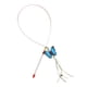 thumbnail image 1 of Juguete interactivo para gatos con cascabeles para exteriores. Mariposa azul, 1 of 9