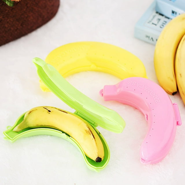 Banana Saver Flexible Keep Fresh Plastic Picnic Fruit Banana Storage Case Kitchen Tools