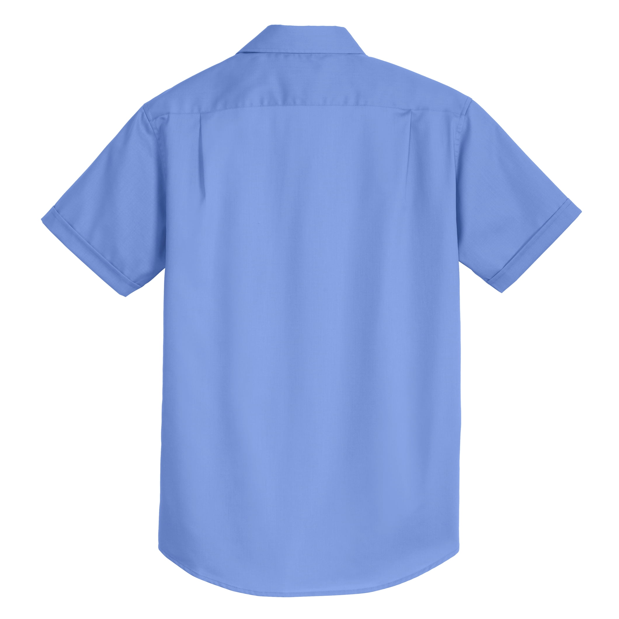 Mens Short Sleeve Superpro Twill Oxford Cotton/Polyester Button