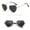 E, variant on Cute Sunglasses Accessories for Women Ac+Metal Trendy Classic Square 70S 80S 90S Vintage Shades Double Bridge Aviators D One Size