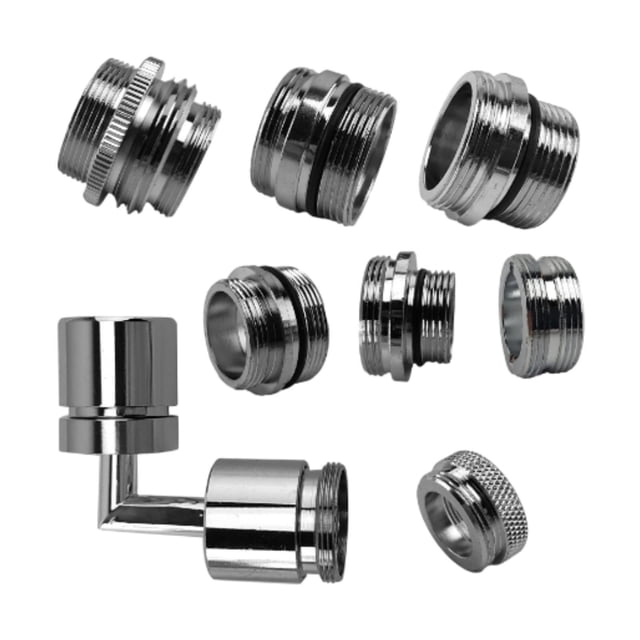 Kit de aireador extensor de 720 grados, aireador de grifo de refuerzo, extensor de grifo moderno profesional para baño, restaurante, fregadero de