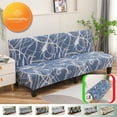 thumbnail image 2 of Sofa Bed Cover Without Armrest Folding Sofa Cover Elastic Sofa Covers For Living Room Couch Covers For Sofas, 2 of 7