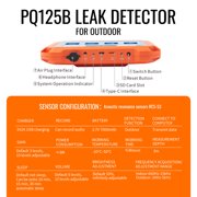 PQ125B Water Leak Detector, Outdoor Underground Pipe Leak Detection (3M Depth)