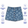 thumbnail image 5 of Jessica Simpson Girls Denim Skort Casual Mid Waist Denim Skirts with Shorts with Pockets, 5 of 7