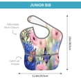 thumbnail image 4 of Kdxio Butterfly And Flowers Bibs For Babies, Baby Bibs for Eating, Toddler Bibs, Waterproof Bibs, Feeding Bibs, for Toddlers, Boys, Girls, 4 of 8