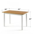 thumbnail image 6 of Lagom Becky Farmhouse Rectangular Indoor Wood Dining Table, 6 of 6