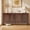 Walnut, variant on 4-Door Sideboard Cabinet with Arched Door Details, Soft-Close Hinges, Adjustable Shelves and Cable Management