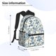 thumbnail image 2 of Easygdp Vintage Blue Floral Mochila Casual para Portátil, Mochila para Escuela, Viajes, Negocios, 2 of 6
