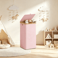 thumbnail image 5 of Sortora Laundry Hamper with Lid, 110L Large Laundry Basket with Removable Bag, Collapsible Tall Laundry Bin, Dirty Clothes Hamper for Laundry Room, Bathroom, Bedroom, Dorm, Pink, 5 of 6