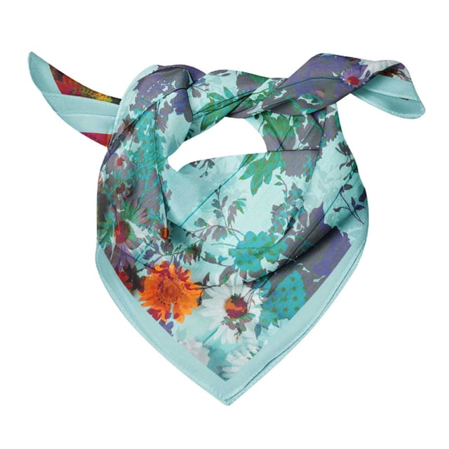 Bimba Womens Square Head Bandanas Summer Neck Wrap Scarf-40 x 80 Inches