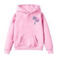 thumbnail image 3 of DHFJKG Pullover Girls Hoodies Sweatshirts Printed Casual Long Sleeve Pocket Hooded Tops For Girls Fashion Athletic Wear Active Soft Sweatshirts, 3 of 6
