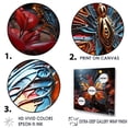 thumbnail image 3 of Designart "Butterfly Imaginative Journey I" Animals Butterfly Floater Framed Canvas Wall Art, 3 of 5